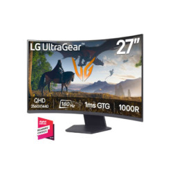 Monitor LG 27 27GS60QC 180Hz QHD 1ms HDMI DP 3Y