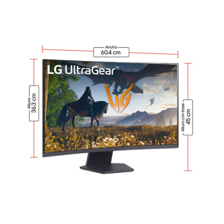 Monitor LG 27 27GS60QC 180Hz QHD 1ms HDMI DP 3Y