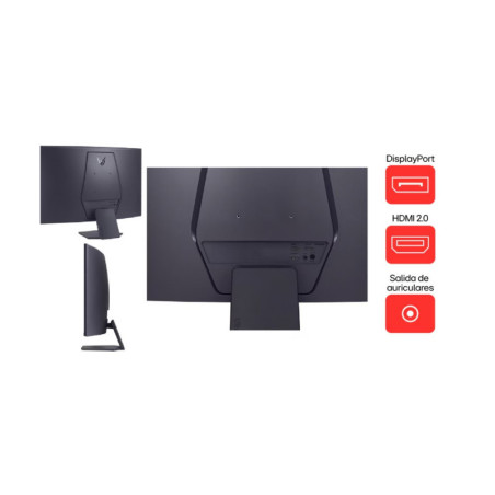 Monitor LG 27 27GS60QC 180Hz QHD 1ms HDMI DP 3Y