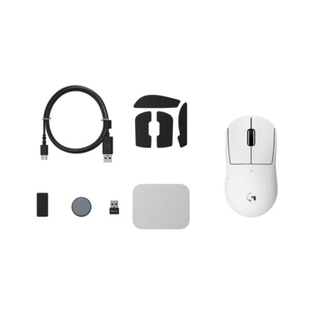 Logitech PRO X SUPERLIGHT 2c Blanca - Mouse Gaming Inalámbrico Ultraligero