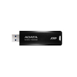 Adata SC610-1000G-CBK/RD - Unidad SSD Externo 1TB USB 3.2 Negro