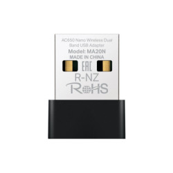 Mercusys MA20N AC650 Nano Adaptador USB Wi-Fi Dual Band 650Mbps - Tienda Online