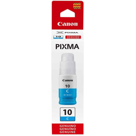BOTELLA DE TINTA CANON GI-10 CYAN 7700 PAG - Tecnología | Lasus