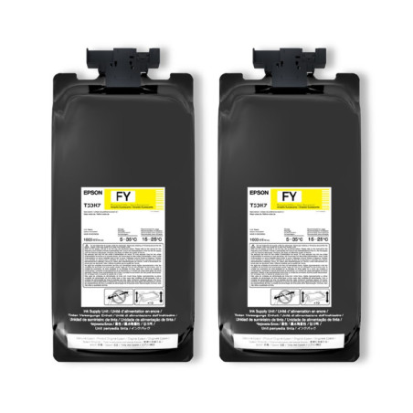 Bolsa De Tinta Epson Amarillo Fluo 1600 ml X2 Unid