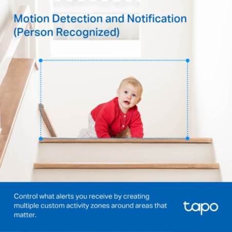 Cámara de Seguridad WiFi PanTilt TC71 - Control de Acceso y Vigilancia
