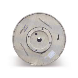 Carrete de 4 km de Fibra ptica Area Mini ADSS ASU G652D Monomodo de 24 Hilos Exterior Span 120 Loose Tube