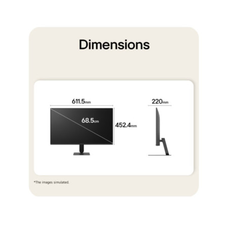 Monitor LG 27 27U411B Full HD 144Hz 5ms Plano HDM