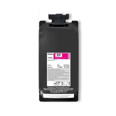 Bolsa De Tinta Epson Rosa Fluo 1600 ml X2 Unid