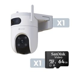 K Cmara IP Dual 1 Lente Fijo 1 Lente PT Exterior 3K  Wi-Fi  Auto Seguimeinto  Audio de Dos Vas  Notificacin Push 