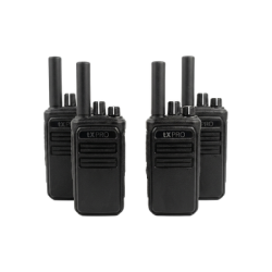 Radios Analogos 2W UHF 400-470 MHz  16 Canales  8 Canales Preconfigurados