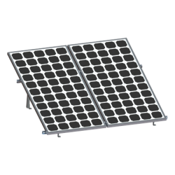 Montaje Solar EPCOM POWERLINE Vektor8R2700 - Riel 2700mm para Módulos y Resistente a Vientos