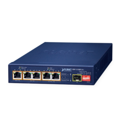 Switch PoE hbrido solar de 5 puertos con 1 puerto SFP 1000X