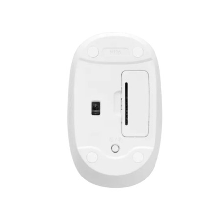 Mouse Inalámbrico Logitech M196 - Pearl White - Elegancia y Comodidad