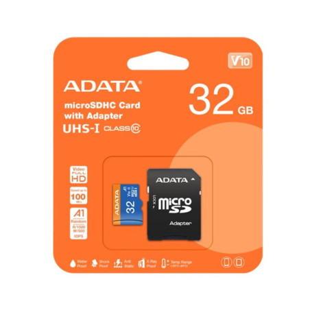Tarjeta de Memoria ADATA Premier microSDXC/SDHC UHS-I 32GB Clase 10 A1