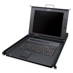 17 8-Port Combo VGA LCD IP KVM Switch