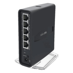 L HAP AC LITE ES UN PUNTO DE ACCESO DUAL SIMULTNEO QUE PROPORCIONA COBERTURA WIFI PARA FRECUENCIAS DE 24 GHZ Y 5 GHZ AL MISMO