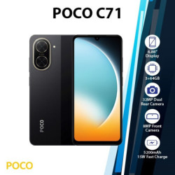 78651 POCO C71 BLACK 4G RAM 64G ROM