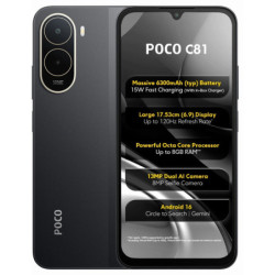 74725 POCO C81 PRO BLACK 4G RAM 256G ROM