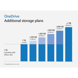 OneDrive Extra Storage 2TB