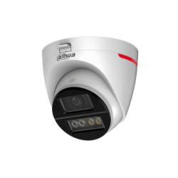 Cmara Anloga Tipo Domo de 5 MP WizColor Lente fija 28 mm Smart Dual Light Alcance de iluminacin de hasta 50m Aud