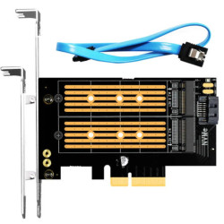 ADAPTADOR PCIE 40 X4 A SSD M2 NVME CON LP BRACKET Garanta 1 Ao