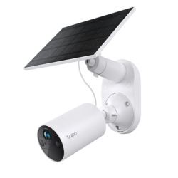 Cmara de Vigilancia Wi-Fi Solar con Batera Recargable y Deteccin IA