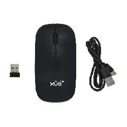 MOUSE USB 20 1600DPI 3-BOT SILENCIOSOS NEGRO XUE PRO OFFICE M420 Garanta 1 Ao