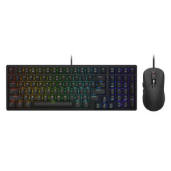 COMBO TECLADO  MOUSE COMBAT S LAS TECLAS PBT DOUBLESHOT ASEGURAN LA DURABILIDAD INTERRUPTORES MECNICOS PRELUBRICADOSMOUSE 6