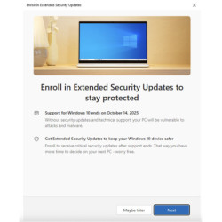 With the purchase of Extended Security Updates ESU you will receive Critical security updates for up to three years past the