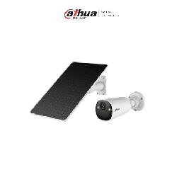 Kit cmara bullet 4G con panel solar con batera incluida 4 Megapxeles AOV Always-On Video 1225 Alarma de Luz y