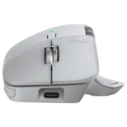 Logitech MX Master 4 Pale Grey - Ratón inalámbrico avanzado para profesionales