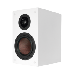 Altavoz de estantería Premium, 6.5 in Woofer, tweeter de 1in, Blanco Altavoz de estantería Premium, 6.5 in Woofer, tweeter de 1in, Blanco