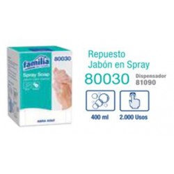 Jabón de Manos Spray para 2000 usos 400cc De Tocador Para Manos x 400ml Jabón de Manos Spray para 2000 usos 400cc De Tocador Para Manos x 400ml
