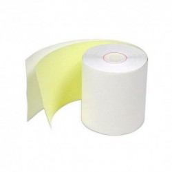 Rollos En Papel Químico 76 mm x 30m A Una Copia Amarilla. Caja x 60 Rollos En Papel Químico 76 mm x 30m A Una Copia Amarilla. Caja x 60