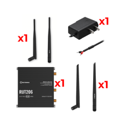 ROUTER LTE DUAL SIM 2 PUERTOS RJ45 POE IN INCLUYE ANTENAS Y FUENTE DE ALIMENTACION