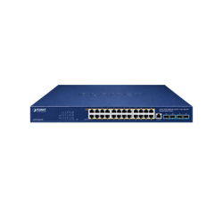 Switch Ethernet administrado de 24 puertos 10 100 1000T 8023bt PoE  4 puertos 10G SFP