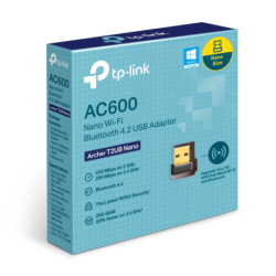 Adaptador TPLINK USB AC600 Nano: Conexión Wi-Fi y Bluetooth