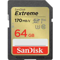 MEMORIA MICRO SD 64GB C10 U3 V30 R W 170 80 MBPS 4K SANDISK EXTREME SDSQXAH-064G-GN6MA Garanta 3 Aos