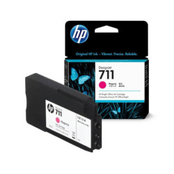 Cartucho de Tinta Magenta HP 711 CZ131A para DesignJet - Alta Calidad