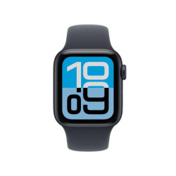 Apple Watch SE 3 GPS 44mm Midnight Aluminium Case with Navy Blue Sport Band - M L 2