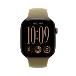 Apple Watch Series 12 GPS 46mm Dark Bronze Aluminium Case with Olive Sport Band - M L 2