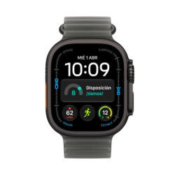 Apple Watch Ultra 4 GPS  Cellular 49mm Black Titanium Case with Burgundy Alpine Loop - M 2
