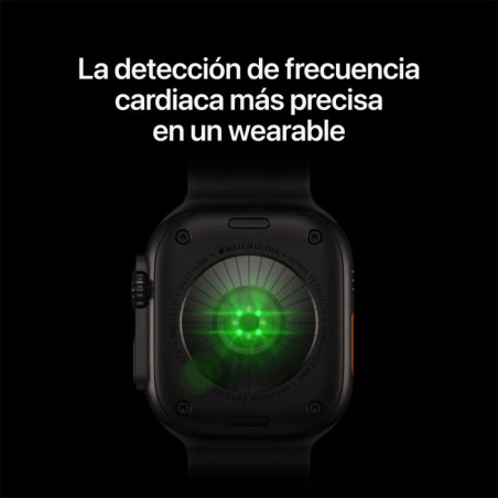 Apple Watch Ultra 4 GPS  Cellular 49mm Black Titanium Case with Burgundy Alpine Loop - M