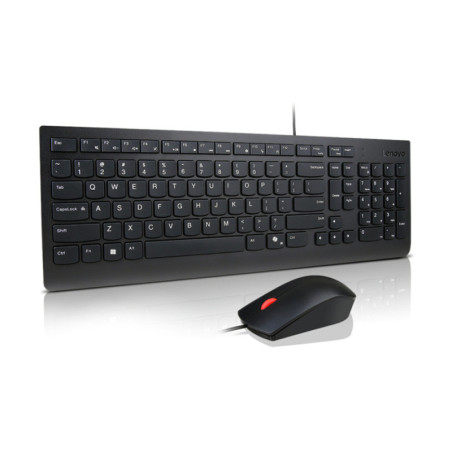 Combo Teclado y Ratón Lenovo Essential en Negro - SKU 4X31R64424
