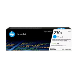 Cartucho de tóner original HP 230X Cyan - HP TerraJet