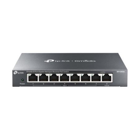 Switch Tplink Omada RP108GE Gigabit 8 puertos PoE administrable para escritorio