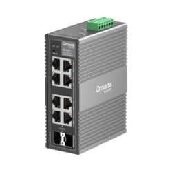 Switch Tplink Omada Industrial Gigabit 8 puertos PoE administrable con 2 puerto SFP