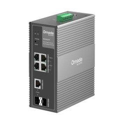 Switch Tplink Omada Industrial Gigabit 6 puertos PoE administrable con 2 puerto SFP
