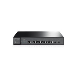 Switch Administrable JetStream de 8 puertos Gigabit L2 con 2 ranuras SF 8 puertos Gigabit RJ45 2 ranuras Gigabit SFP puerto