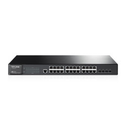 Switch administrable JetStream de 24 puertos SFP L2 con 4 ranuras SFP de 10GE